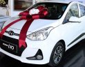 Hyundai Grand i10 1.2 base MT 2019 - Bán xe Hyundai Grand I10 màu trắng 2019, giá chỉ 380tr. Liên hệ 0918424647