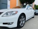 Lexus LS 2010 - Bán xe Lexus LS460L sản xuất 2010 màu trắng, 5 ghế có matxa, rada, nâng hạ gầm