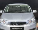 Mitsubishi Mirage   MT 2019 - Bán Mitsubishi Mirage MT đời 2019, màu bạc, xe nhập