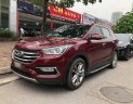 Hyundai Santa Fe 2017 - Cần bán xe Hyundai Santa Fe máy dầu 2017, màu đỏ, xe nhập