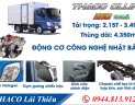 Thaco OLLIN 350 2019 - Thaco Ollin Euro 4 Thùng mui bạt 3.5 tấn, động cơ Isuzu đời 2018, trả góp 75% tại Bình Dương - LH: 0944.813.912