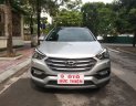 Hyundai Santa Fe 2.2 4WD 2017 - Cần bán xe Hyundai Santa Fe 2.2 4WD 2017, màu bạc chính chủ
