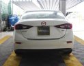 Mazda 3 1.5AT  2016 - Bán ô tô Mazda 3 1.5AT, hỗ trợ trả góp 70% đời 2016, màu trắng