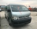 Toyota Hiace 2010 - Cần thanh lý gấp xe đưa đón nhân viên Toyota Hiace máy xăng, sản xuất năm 2010, màu bạc