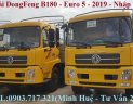 Xe tải 5 tấn - dưới 10 tấn 2019 - Bán xe tải DongFeng Hoàng Huy 9T - 9 tấn - Xe tải DongFeng B180 tải cao 9 tấn