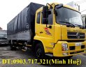 Xe tải 5 tấn - dưới 10 tấn   2019 - Bán xe tải Dongfeng B180 thùng 7m5. Bán xe tải Dongfeng 9 tấn B180 thùng 7m5