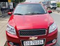 Chevrolet Aveo   2018 - Bán xe Chevrolet Aveo đời 2018, màu đỏ, mới chạy 9.700km