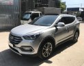 Hyundai Santa Fe 2017 - Bán xe Hyundai Santa Fe sản xuất 2017, màu bạc xe nguyên bản