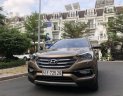 Hyundai Santa Fe 2016 - Bán Hyundai Santa Fe đời 2016, màu nâu vàng như mới