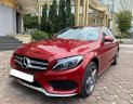 Mercedes-Benz C class   2016 - Bán xe Mercedes C300 AMG đời 2016, màu đỏ, giá tốt