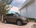 Hyundai Santa Fe   2017 - Bán Hyundai Santa Fe năm 2017, màu nâu, giá 830tr