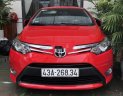 Toyota Vios 2015 - Cần bán lại xe Toyota Vios AT sản xuất 2015, màu đỏ chính chủ