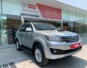 Toyota Fortuner 2.4G  2014 - Cần bán gấp Toyota Fortuner 2.4G sản xuất 2014, màu bạc, xe cũ chính hãng