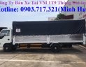 Xe tải 1,5 tấn - dưới 2,5 tấn 2019 - Xe Vĩnh Phát 1T9 thùng mui bạt dài 6m2. Xe tải VM 1T9 thùng mui bạt dài 6m2