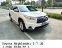 Toyota Highlander  2.7 LE 2013 - Cần bán gấp Toyota Highlander 2.7 LE năm sản xuất 2013, màu trắng, nhập khẩu nguyên chiếc