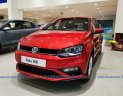 Volkswagen Polo 2021 - [Volkswagen Buôn Ma Thuột ] xe Đức nhập 100% Polo Hatchback màu đỏ Sunset phù hợp gia đình nhỏ, các chị em phụ nữ