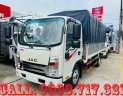 Xe tải 2,5 tấn - dưới 5 tấn 2022 - Xe tải Jac N350S tải trọng 3t49 thùng mui bạt dài 4m3 bảo hành 5 năm