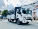 Isuzu 2023 - Xe 3t5 thùng bạt dài 5m2 KM 20tr tiền mặt, cam hành trình, bao da tay lái thảm lót sàn.