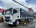 Xe tải Trên 10 tấn 2023 - Bán xe tải Howo Max 3 chân thùng 9m7 bửng tiêu chuẩn và bửng nhôm giá tốt 