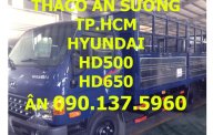 Hyundai HD 500   2016 - TP. HCM Thaco Hyundai HD500 5 tấn, thùng kín, màu xanh, sản xuất mới giá 512 triệu tại Tp.HCM