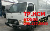 Thaco HYUNDAI HD650 2016 - TP. HCM Hyundai HD650, màu trắng, nhập khẩu, 589tr thùng mui bạt, tôn đen giá 589 triệu tại Tp.HCM