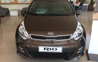 Kia Rio  1.4AT 2017 - Bán xe Kia Rio 1.4AT đời 2017, màu nâu giá 533 triệu tại Quảng Ngãi