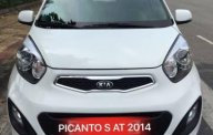 Kia Picanto   S AT 2014 - Bán Kia Picanto S AT sản xuất năm 2014, màu trắng   giá 325 triệu tại Hậu Giang