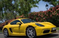 Porsche Cayman 718 2017 - Cần bán lại xe Porsche Cayman 718 2017, màu vàng, nhập khẩu nguyên chiếc như mới giá 4 tỷ 900 tr tại Tp.HCM