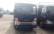 Xe tải 1250kg 2018 - Bán xe tải Jac 3 tấn 5 cabin Isuzu, thùng bạt, màu bạc giá cạnh tranh giá 410 triệu tại Tp.HCM