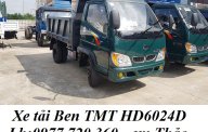 Fuso 2018 - Bán xe tải ben TMT Cửu Long 2 tấn 4 I xe ben nhập khẩu 2T4 I Đại lí nào giá tốt giá 329 triệu tại Kiên Giang