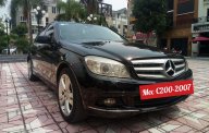 Mercedes-Benz C class C200 2007 - Bán xe Merc C200 SX 2007 màu đen - nội thất đen giá 385 triệu tại Hà Nội