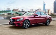 Hỗ trợ tối đa - Giá bán hữu nghị: Áp dụng với chiếc Mercedes-Benz C 180 đời 2020, màu đỏ giá 1 tỷ 385 tr tại Tp.HCM