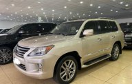 Lexus LX   2014 - Cần bán Lexus LX 570 sản xuất 2014, màu vàng, nhập khẩu giá 4 tỷ 650 tr tại Hà Nội