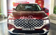 Hyundai Santa Fe AT 2021 - Bán Hyundai Santa Fe AT năm 2021, màu đỏ giá 1 tỷ 130 tr tại Tp.HCM