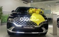 Hyundai Santa Fe   AT 2021 - Bán xe Hyundai Santa Fe AT năm 2021, màu đen giá 1 tỷ 240 tr tại Tp.HCM