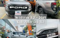 Cần bán Ford Ranger Wildtrak 3.2L 4x4AT năm sản xuất 2015, màu bạc giá 715 triệu tại Tp.HCM