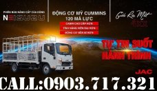 Xe tải 1,5 tấn - dưới 2,5 tấn 2022 - Xe tải Jac 1t99 mui bạt,  xe tải Jac N200S/TB1 giao xe ngay giá 460 triệu tại Tp.HCM