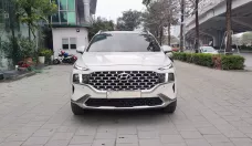 Hyundai Santa Fe 2.2 dầu cao cấp 2021 - Bán ô tô Hyundai Santa Fe 2.2 dầu cao cấp đời 2021, màu trắng, giá thương lượng giá 1 tỷ 130 tr tại Hà Nội