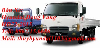 Hyundai HD MIGHTY HD72   2015 - Bán Hyundai HD Mighty HD72 thùng kín đời 2015, 630Tr