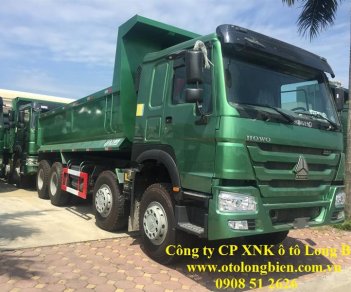 Xe tải Trên10tấn 2016 - Xe ben 3, 4 chân Howo 371 thùng 10-14m3 tại Long Biên, Hà Nội 2016