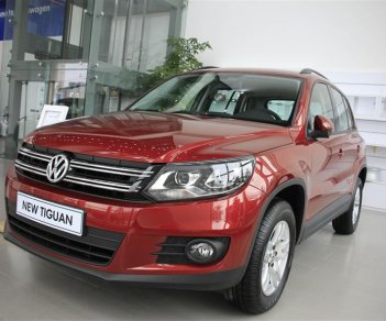Volkswagen Tiguan   2015 - Cần bán xe Volkswagen Tiguan đời 2015, màu đỏ, nhập khẩu chính hãng