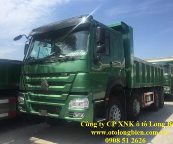 Xe tải Trên10tấn 2016 - Xe ben 3, 4 chân Howo 371 thùng 10-14m3 tại Long Biên, Hà Nội 2016