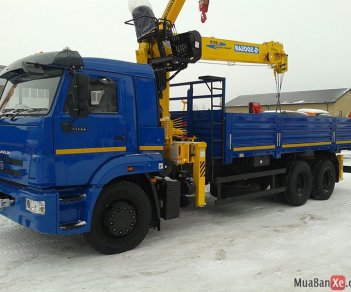 Xe chuyên dùng Xe tải cẩu 2016 - Bán xe tải cẩu Kamaz 65117 15 tấn gắn cẩu Soosan SCS513 5.5 tấn 2016 giá 1 tỷ 850 triệu  (~88,095 USD)