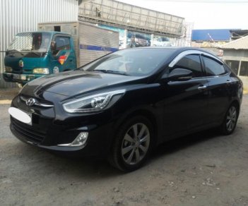 Hyundai Accent  MT   2015 - Bán xe Hyundai Accent MT đời 2015, màu đen số sàn