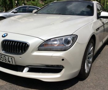 BMW 6 Series 640i  gran  2013 - Cần bán xe BMW 6 Series 640i gran 2013, màu trắng, xe nhập, giá ưu đãi