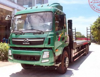 Xe tải 10000kg TMT 2016 - Bán xe nâng đầu 3 chân, chở máy công trình TMT KC240