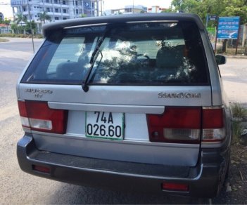 Ssangyong Musso   2002 - Cần bán gấp Ssangyong Musso đời 2002, màu bạc, xe nhập, giá tốt