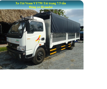 Veam VT750 2016 - Bán Veam VT750 đời 2016 7t5 thùng 6m1