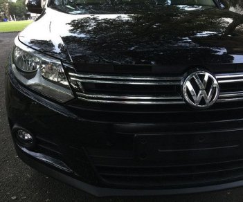 Volkswagen Tiguan   2016 - Bán xe Volkswagen Tiguan đời 2016, màu đen, nhập khẩu