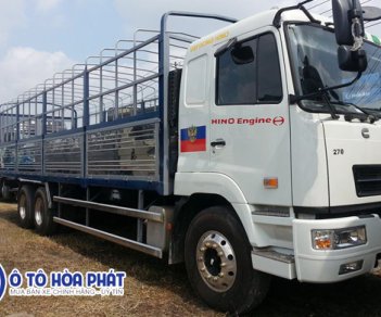 Xe tải 10000kg 2016 - Bán xe tải Camc Hino 3 chân, màu trắng, xe nhập